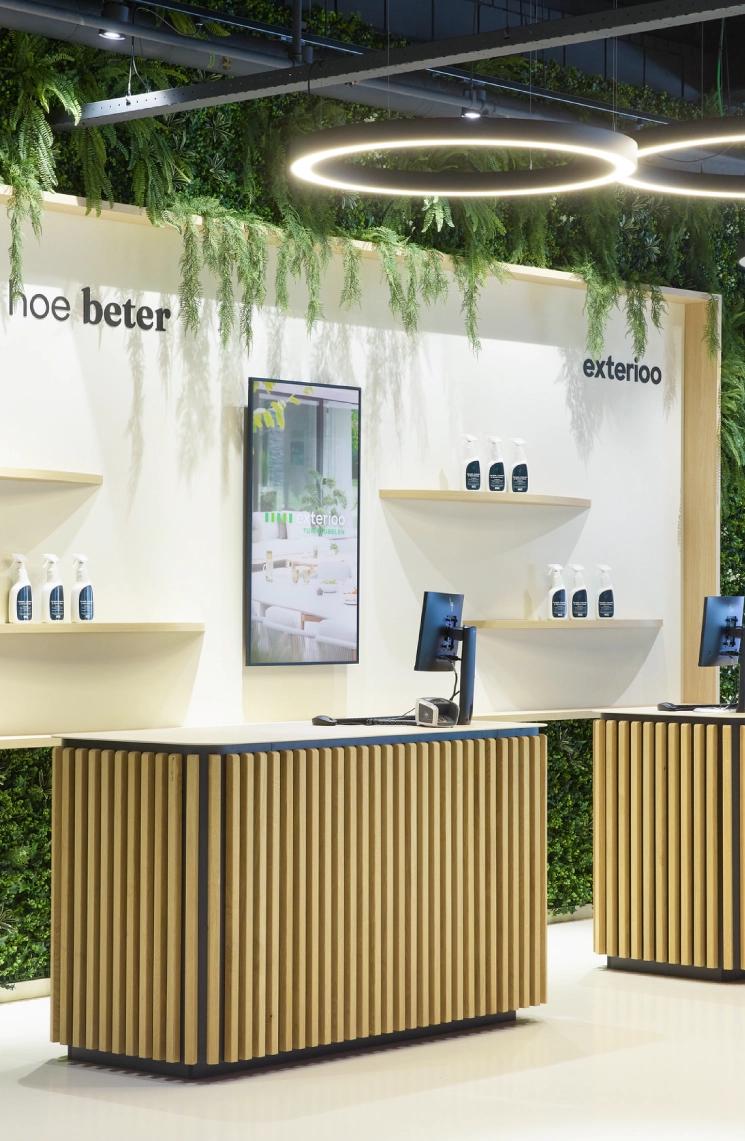 Uitgebreid assortiment van showroom Exterioo Zoeterwoude