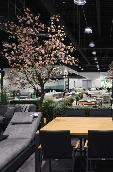 Uitgebreid assortiment van showroom Exterioo Aarlen