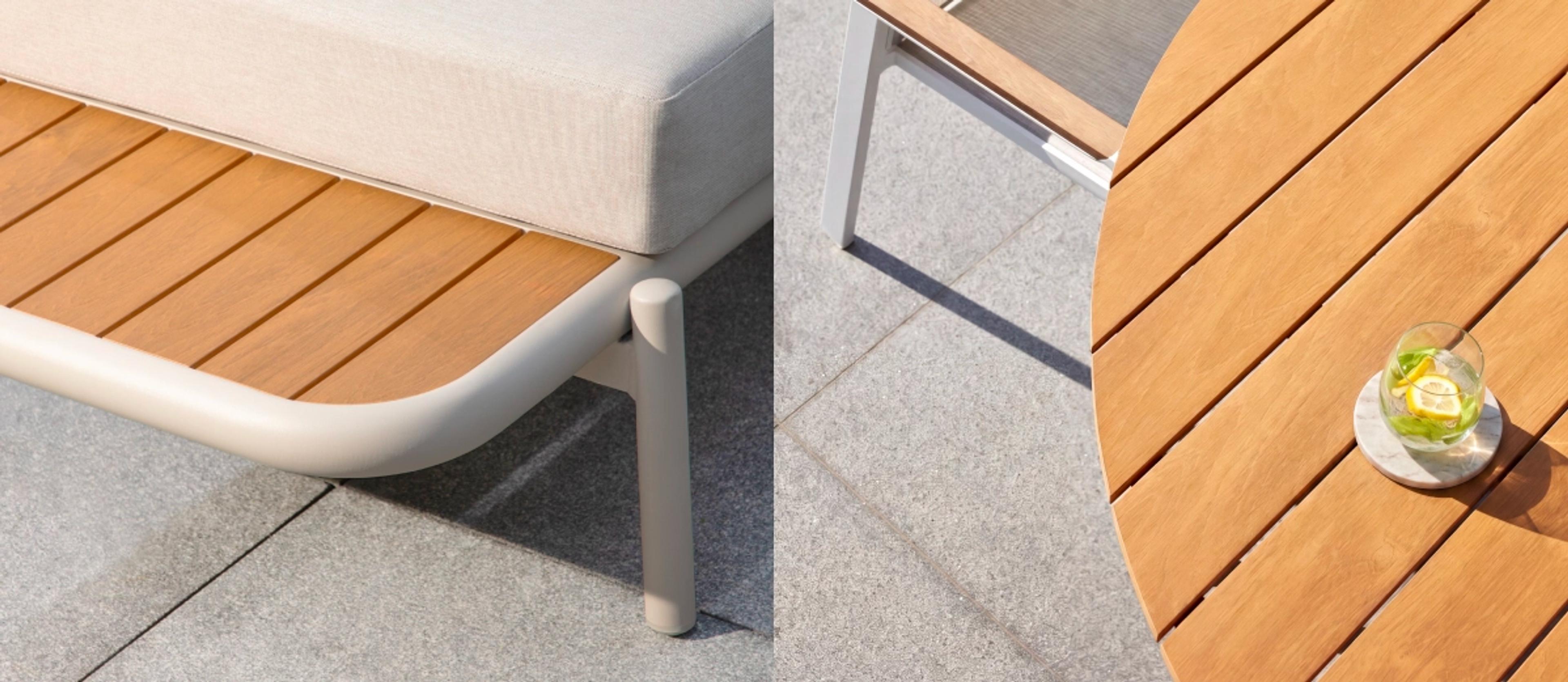 Double vue détaillée d’un polywood Exterioo
