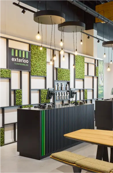 Intérieur du Exterioo Schoten