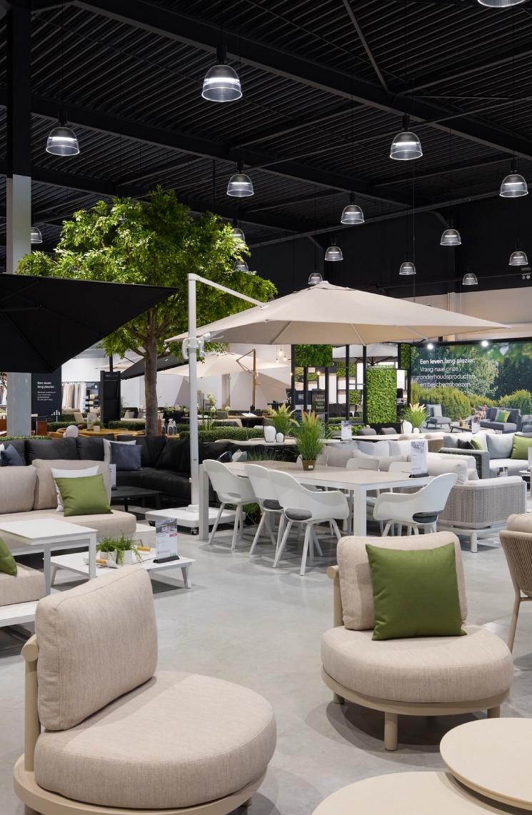 Uitgebreid assortiment van showroom Exterioo Sittard