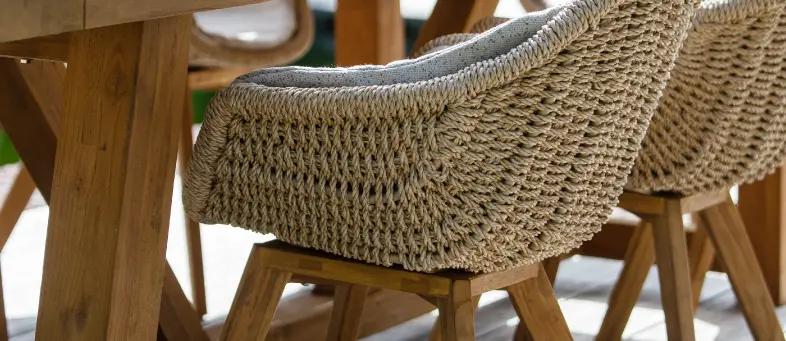 Tuinstoelen uit wicker van Bristol à la carte door Exterioo tuinmeubelen
