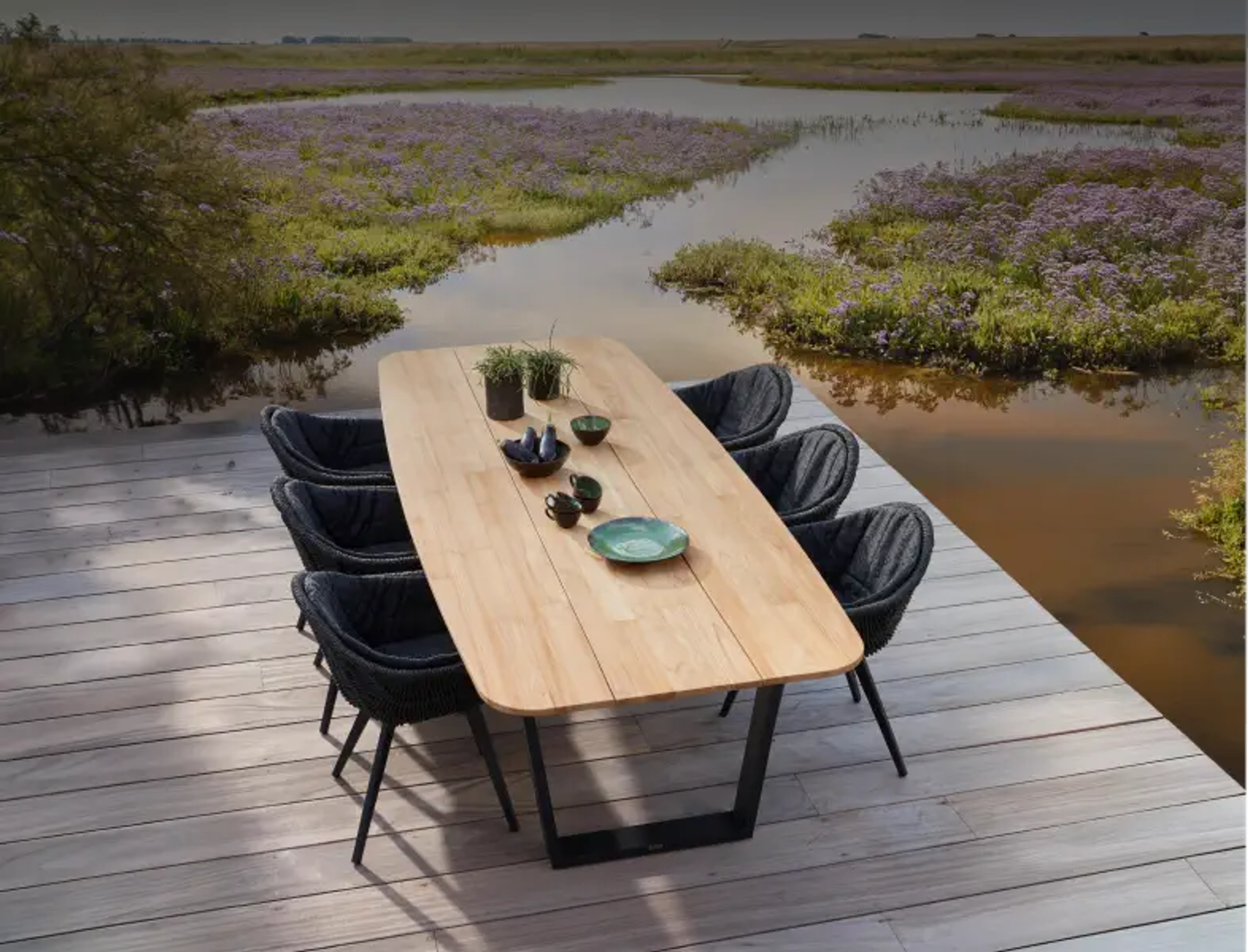 Ensemble de table de jardin Pagino