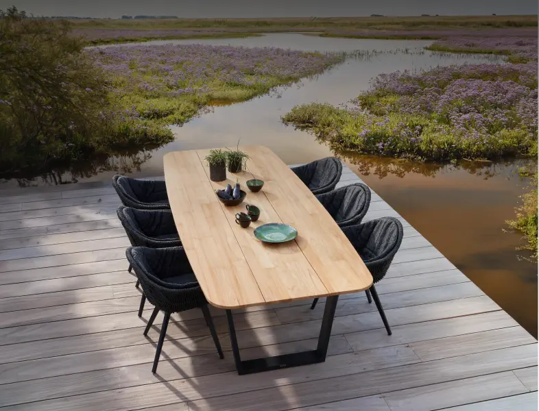 Ensemble de table de jardin Pagino