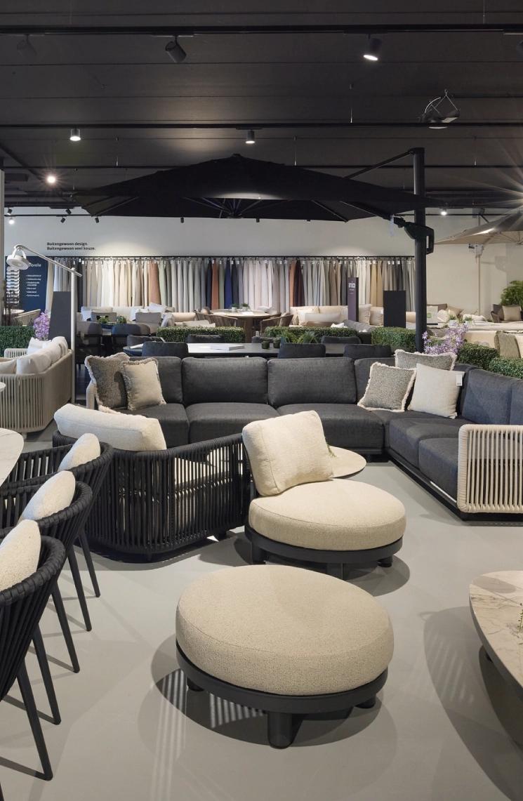 Uitgebreid assortiment van showroom Exterioo Roosendaal