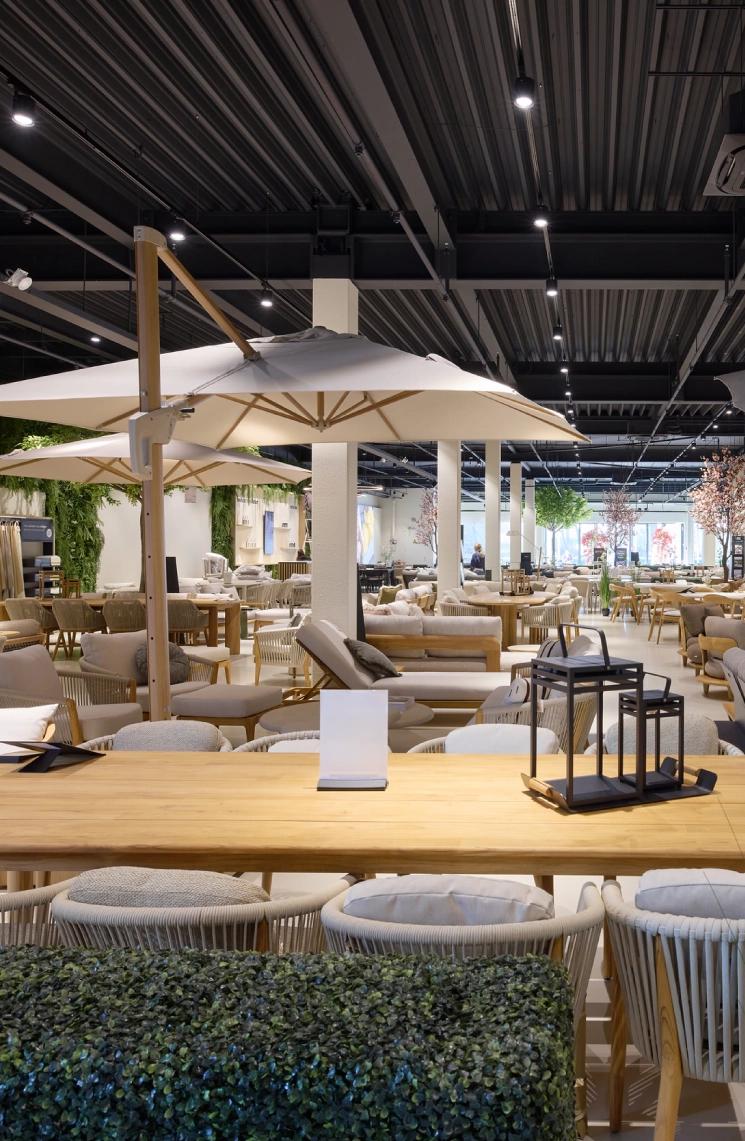 Uitgebreid assortiment van showroom Exterioo Utrecht