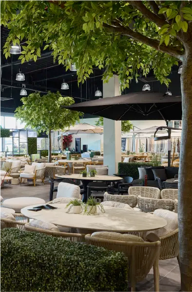Large assortiment du showroom d'Arlon