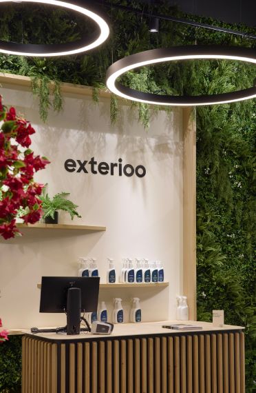Uitgebreid assortiment van showroom Exterioo Wetteren