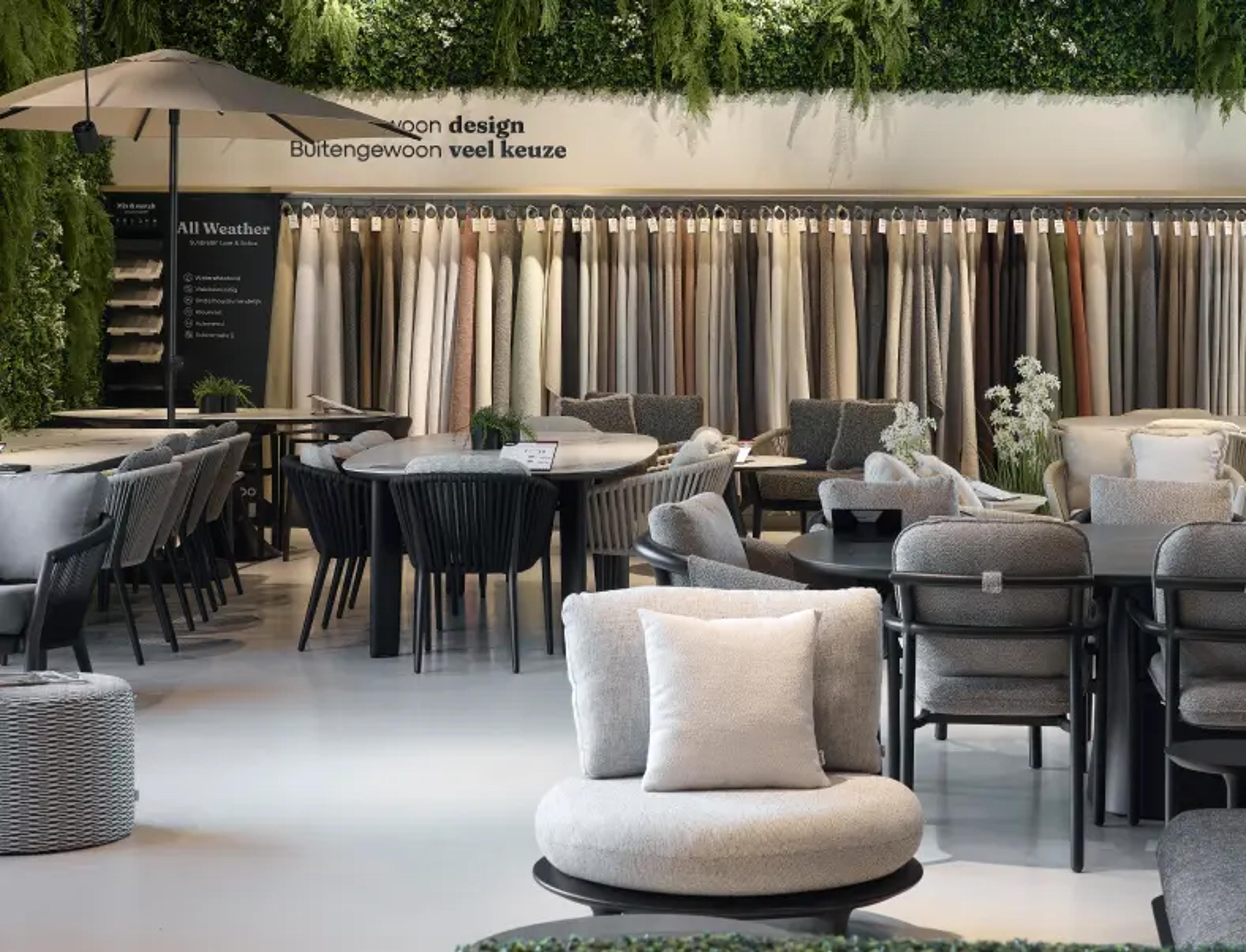 Showroommodellen van Exterioo tuinmeubelen met korting