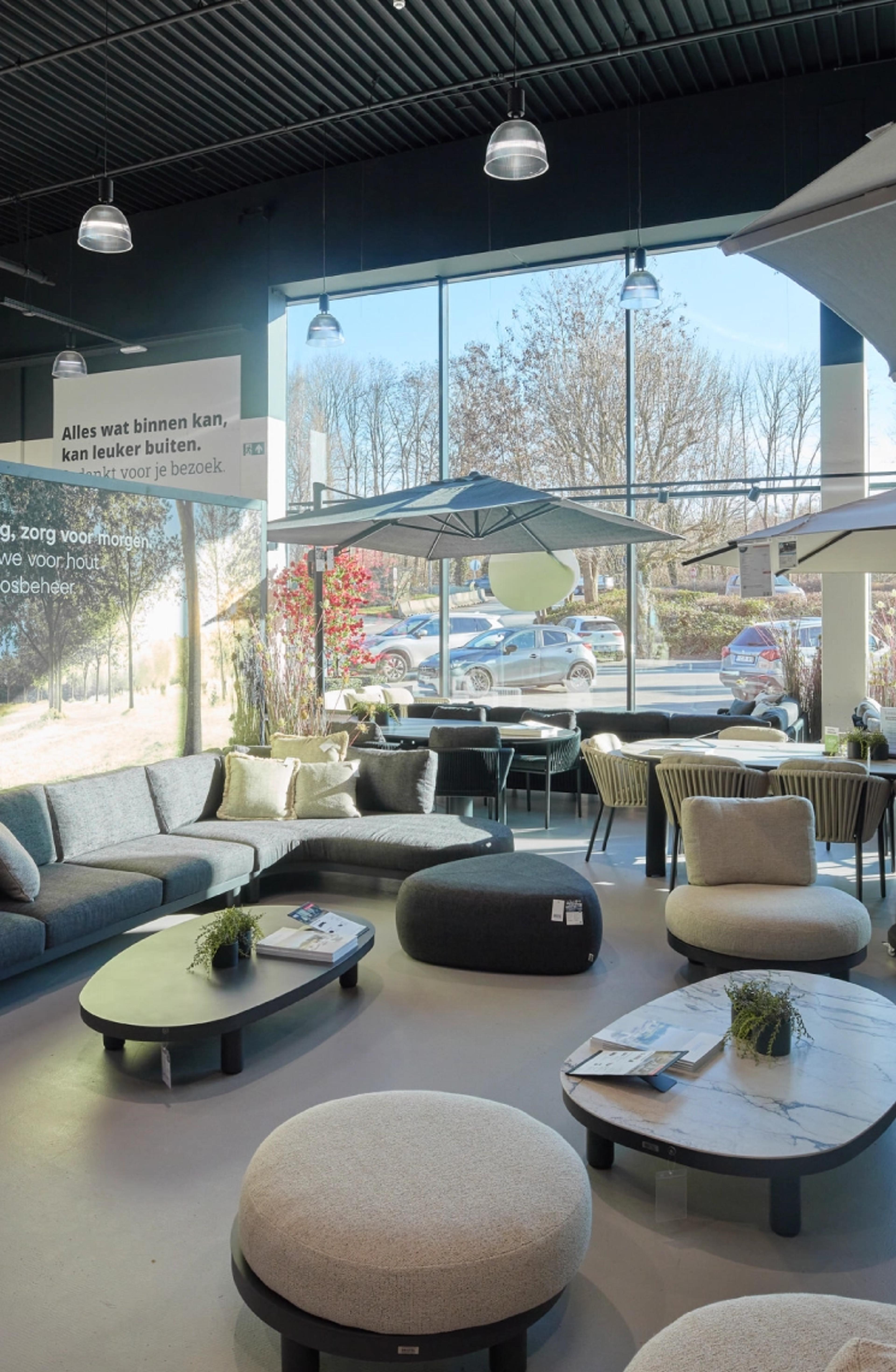 Uitgebreid assortiment van showroom Exterioo Sittard