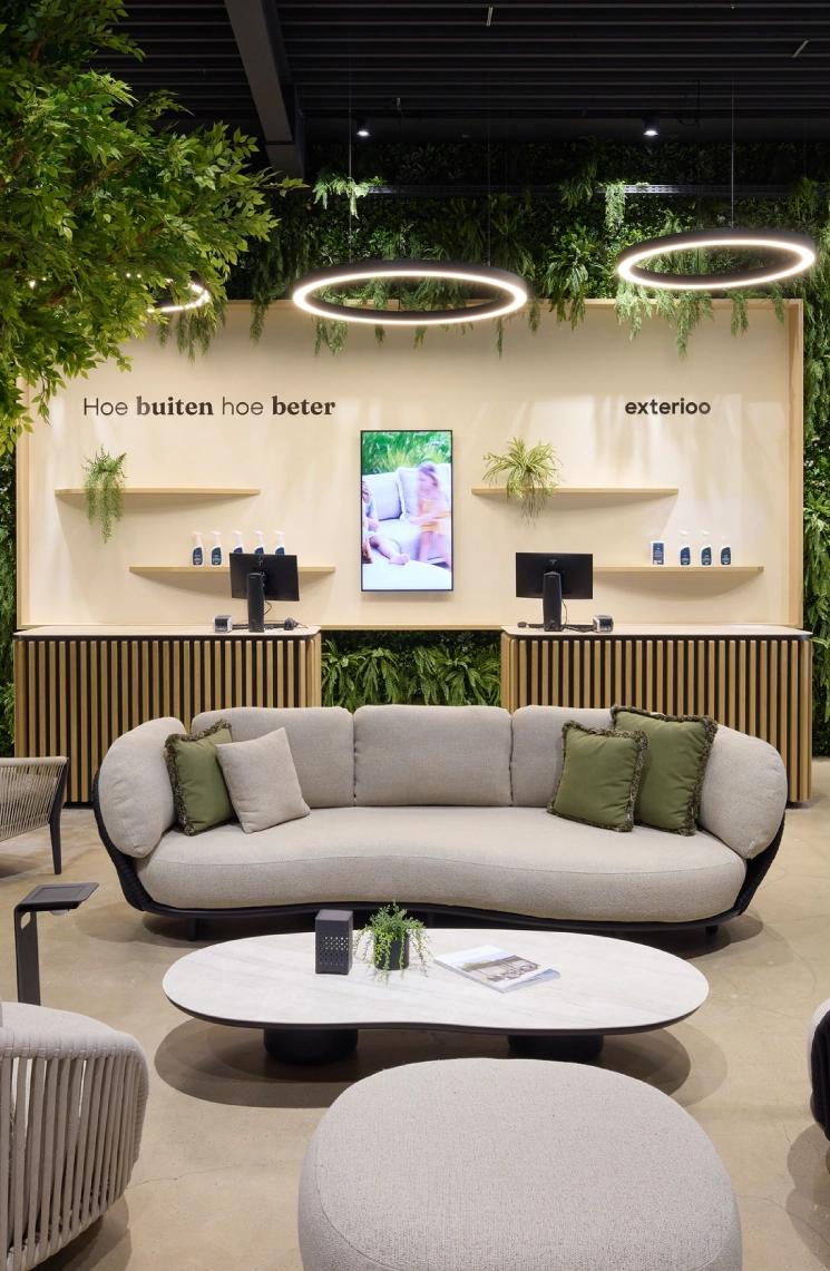 Uitgebreid assortiment van showroom Exterioo Cruquius