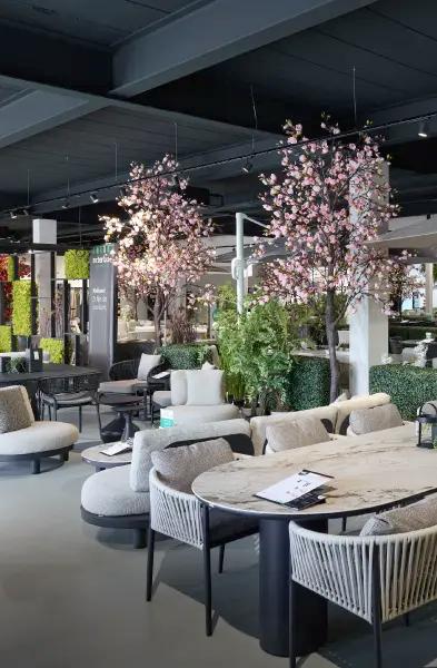 Uitgebreid assortiment van showroom Exterioo Hasselt