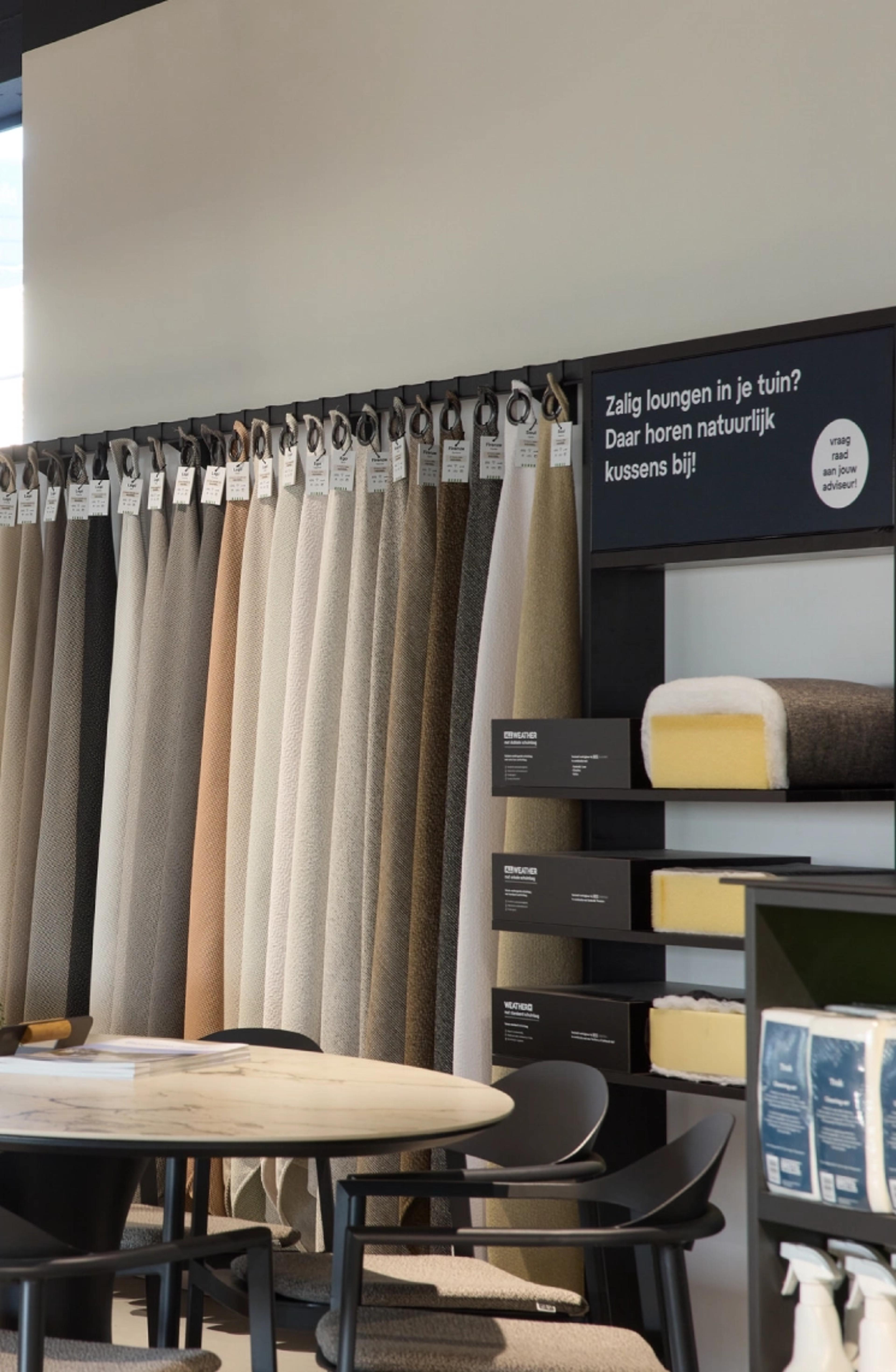 Uitgebreid assortiment van showroom Exterioo Utrecht